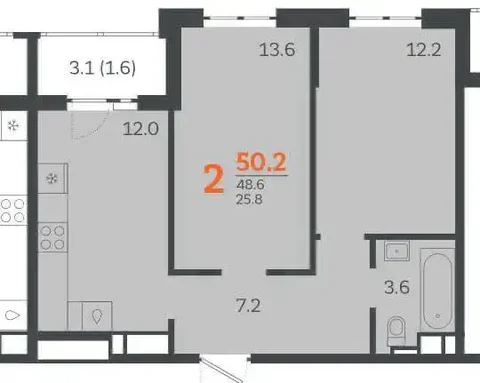 Эксклюзивная квартира 52м² в ЖК ВСЕ СВОИ VIP - Гараж в Краснодар