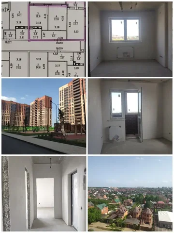 Продажа 2-комнатной квартиры 51 м² в ЖК Смородина, п Новознаменский - Гараж в Краснодар