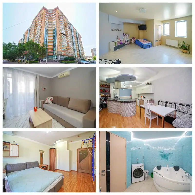 Просторная 5-комнатная квартира 155 кв.м. в Краснодаре - Квартиры (Недвижимость) в Краснодар