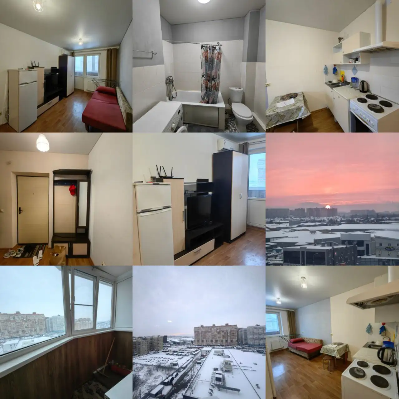 Аренда студии 28 м² в ЖК "Акварели 1" на длительный срок - Аренда (Недвижимость) в Краснодар