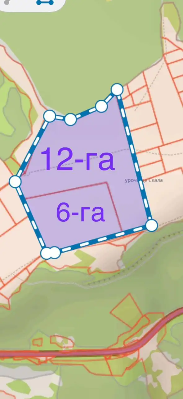 Продажа земельного участка 12 га с видом на горы в Даховской - Земля (Недвижимость) в Даховская