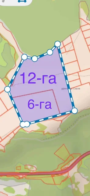 Продажа земельного участка 12 га с видом на горы в Даховской - частное объявление в Даховская
