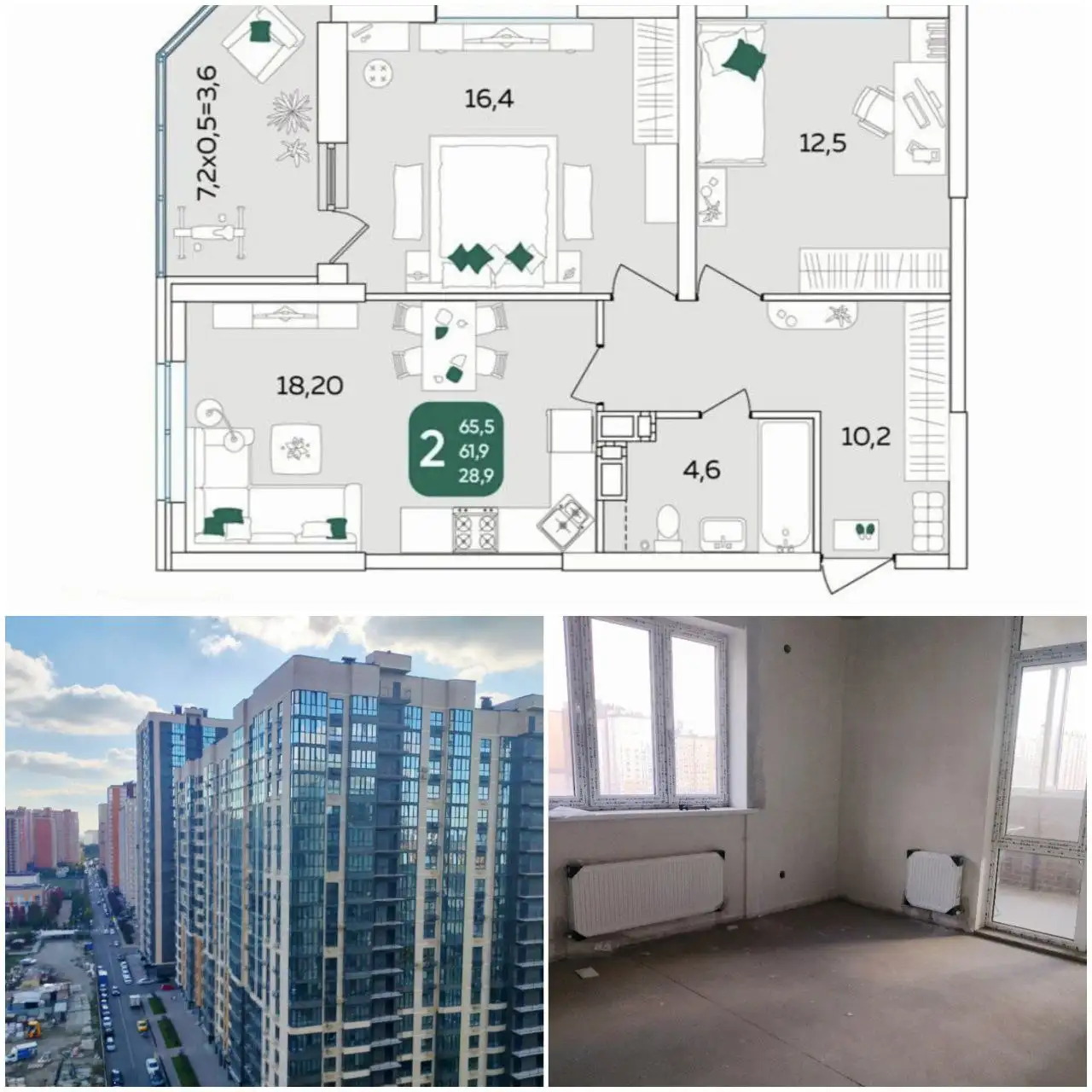 Продажа квартиры в ЖК Любимово - Квартиры (Недвижимость) в Краснодар