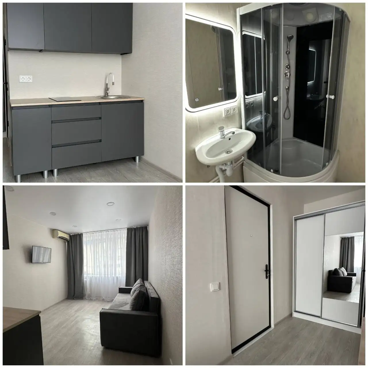 Студия 18м с ремонтом и мебелью на ул. Российской в Краснодаре - Аренда квартир (Недвижимость) в Краснодар