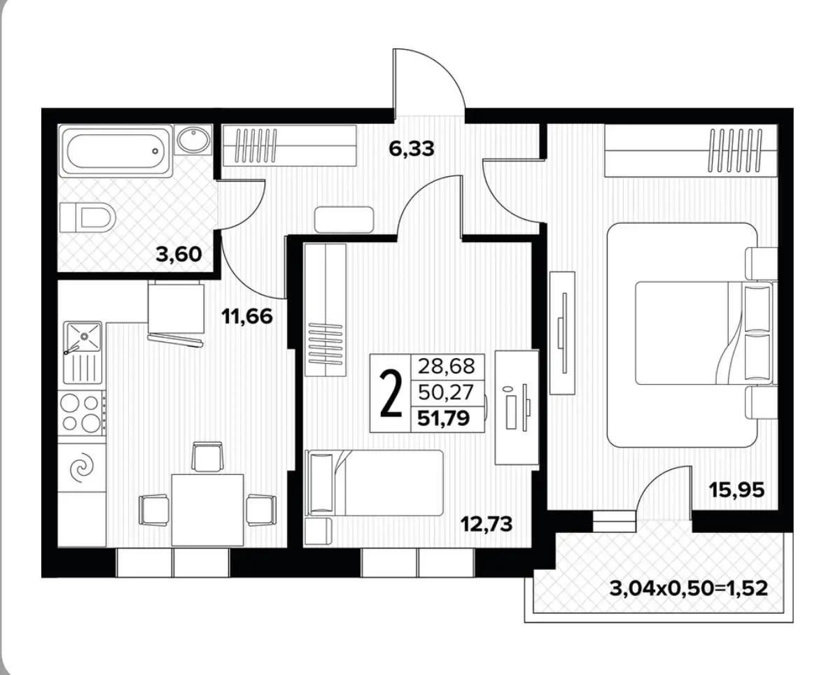 Продажа 2-комнатной квартиры в ЖК Друг - Квартиры (Недвижимость) в Краснодар