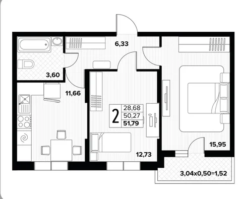 Продажа 2-комнатной квартиры в ЖК Друг - Новостройки в Краснодар
