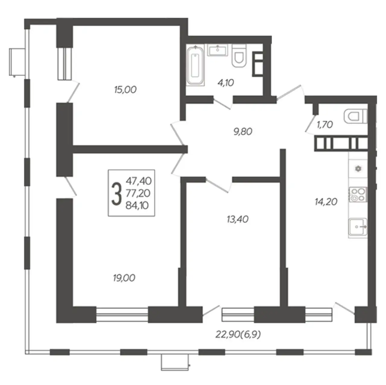 ЖК Небо 12этаж - Жилая недвижимость (Недвижимость) в Краснодар