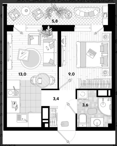 Квартира в ЖК Самолет 3 - Парковочные места в Краснодар
