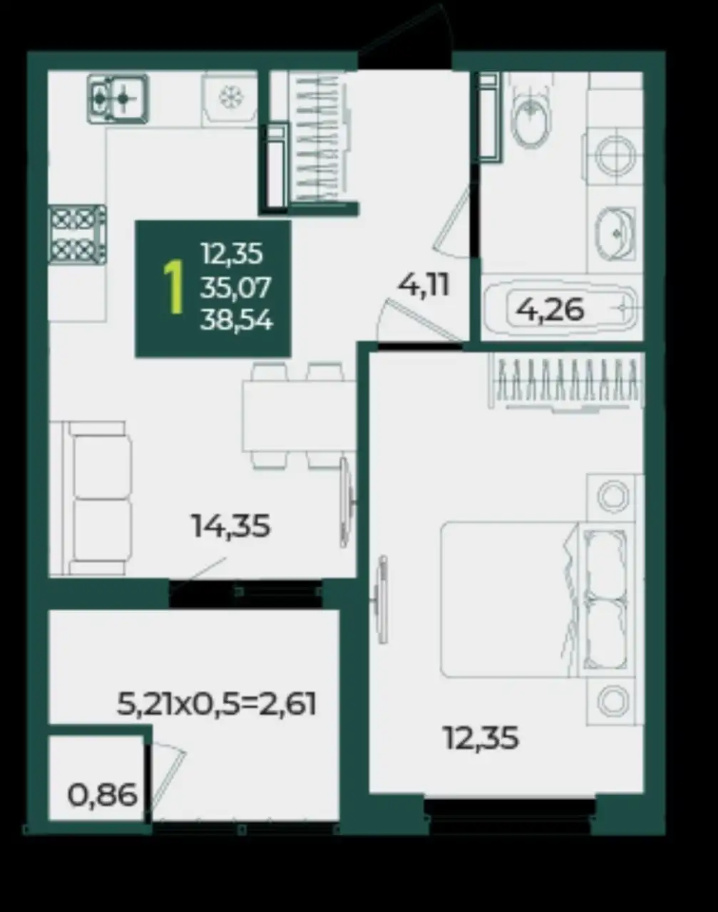 Квартира в ЖК Образцово, Краснодар - Новостройки (Недвижимость) в Краснодар