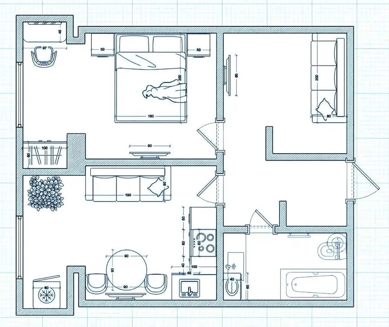 Продажа квартиры 44 м² в п. Российский, Краснодар - Квартиры (Недвижимость) в Краснодар
