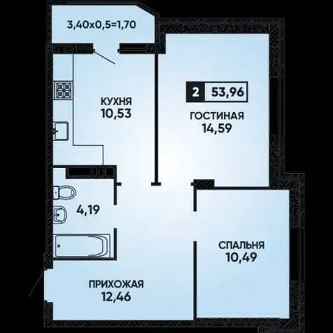 2-комнатная квартира в ЖК Губернский - Парковочные места в Краснодар