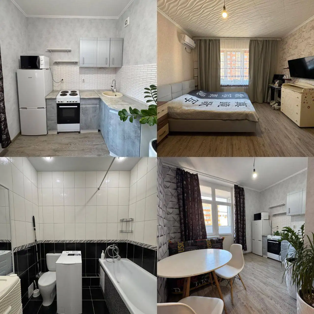 Квартира в Губернском, 1-комнатная 34 м² с лоджией - Квартиры (Недвижимость) в Краснодар