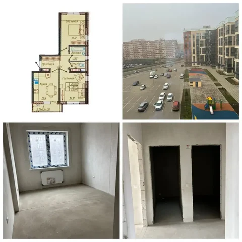 ЖК Облака, 2-комнатная квартира 53м² - Парковочные места в Краснодар