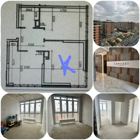 2-комнатная квартира в ЖК САМОЛЕТ, 6 очередь - частное объявление в Краснодар