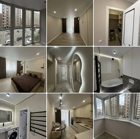 ЖК Времена года 3, 2-комнатная квартира 68 м² с ремонтом и мебелью - Ипотека в Краснодар