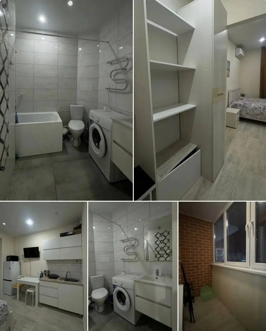 Студия в ЖК Самолёт 3 с ремонтом и мебелью - Квартиры (Недвижимость) в Краснодар