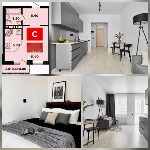 Студия 30м с ремонтом и мебелью - Продажа квартир в Краснодар