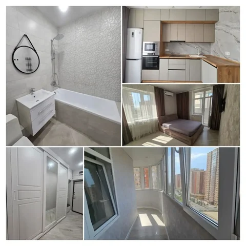 Квартира 2 комнаты 60м², 11 этаж с ремонтом и техникой - частное объявление в Краснодар