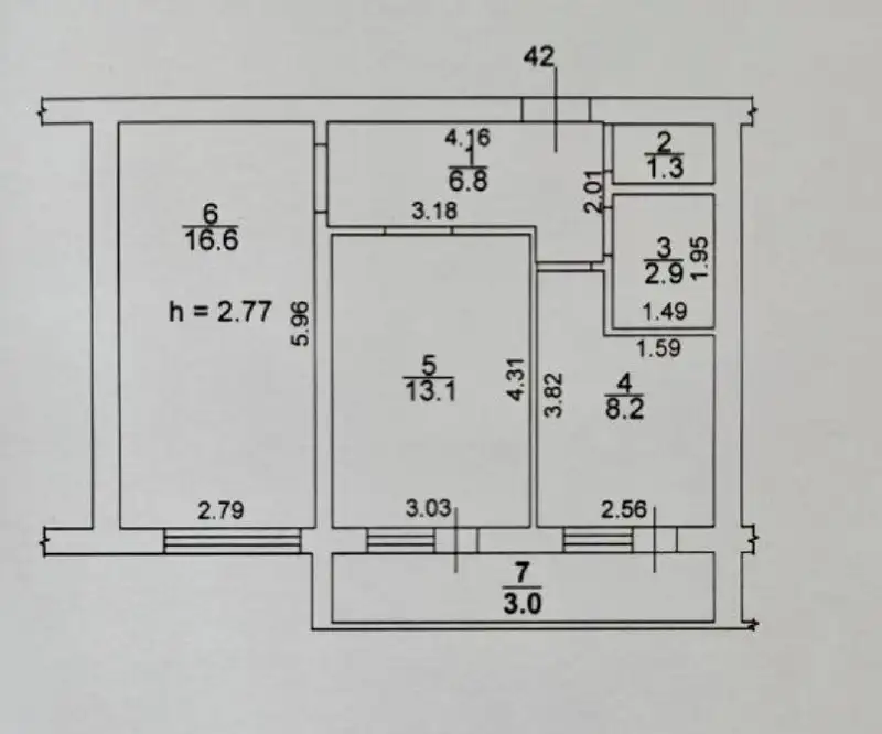 Продается 2-комнатная квартира 49 м² в Южном районе - Квартиры (Недвижимость) в Краснодар