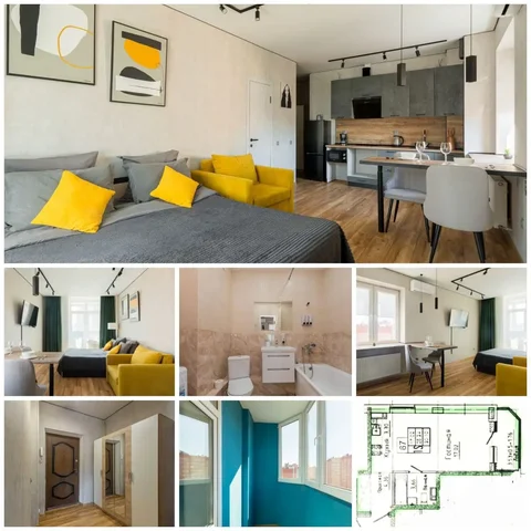 Студия в ЖК ПАНОРАМА - Таунхаусы в Краснодар