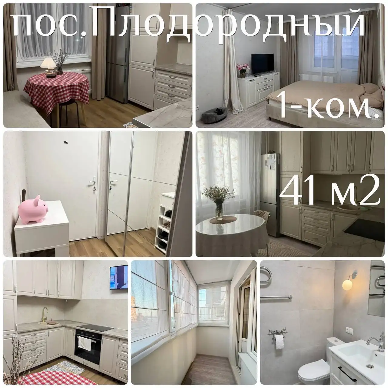 Продажа 1-комнатной квартиры в пос. Плодородный - Квартиры (Недвижимость) в пос. Плодородный