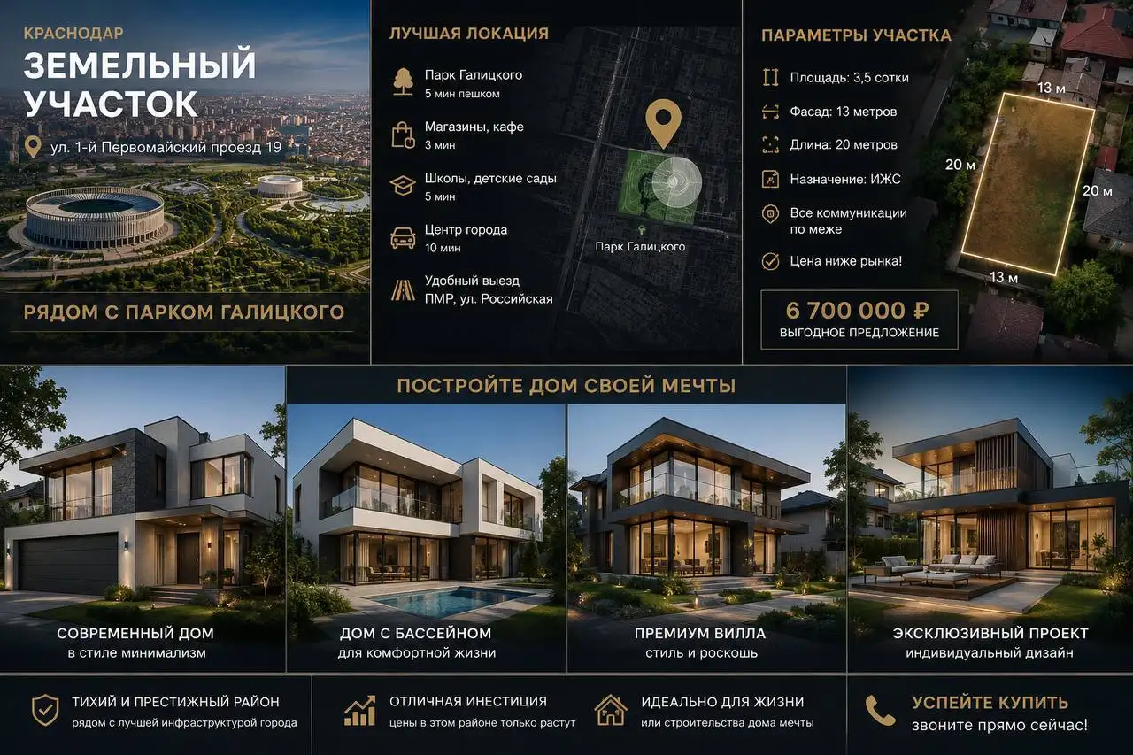 Продажа дома с участком в Краснодаре - Недвижимость в Краснодар