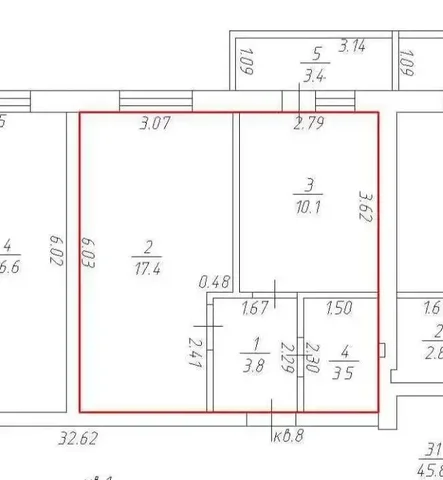 Продажа квартиры на ул. Комарова, 36 м² - Дома, коттеджи в Краснодар