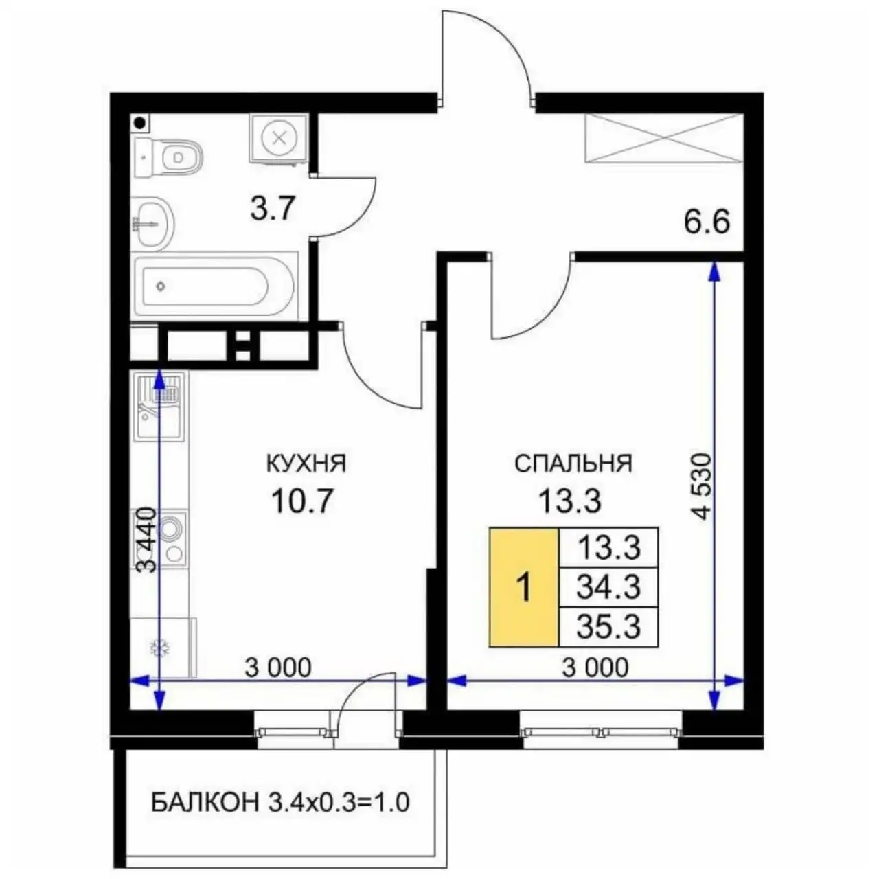 Продается квартира в ЖК Ракурс - Недвижимость в Краснодар