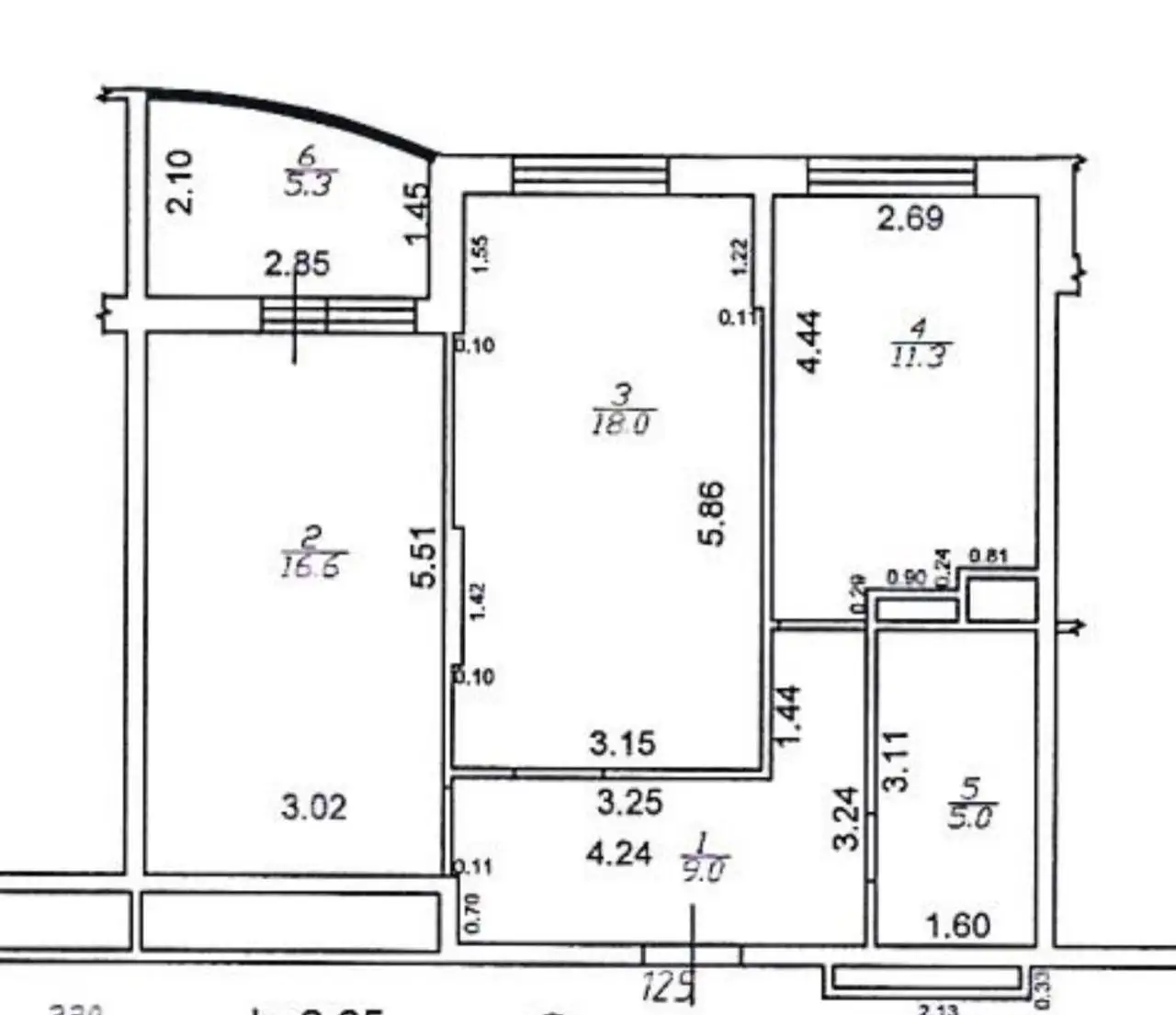 Продается 3-комнатная квартира 95 м² - Недвижимость в Краснодар