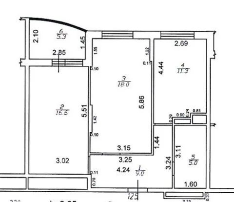 Продается 3-комнатная квартира 95 м² - частное объявление в Краснодар