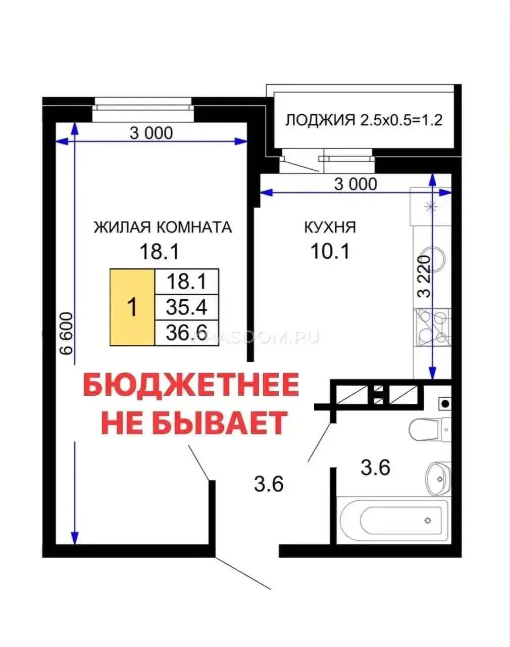 Продажа квартиры в ЖК Дыхание - Квартиры (Недвижимость) в Краснодар