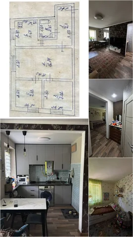 2-к квартира 45.8 м² после капремонта в Тлюстенхабле с сараем и землёй - Офисное помещение в Тлюстенхабль