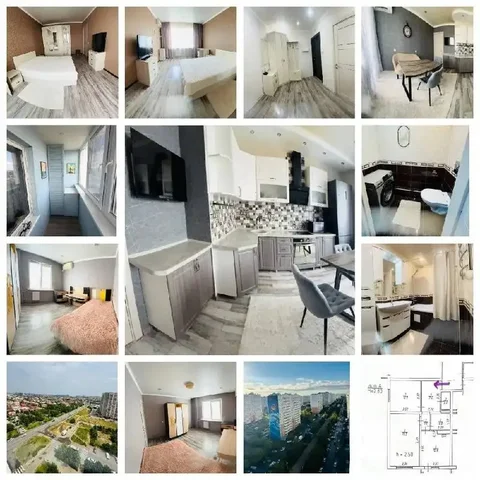 2-комнатная квартира в ЖК Московский - Квартира на длительный срок в Краснодар