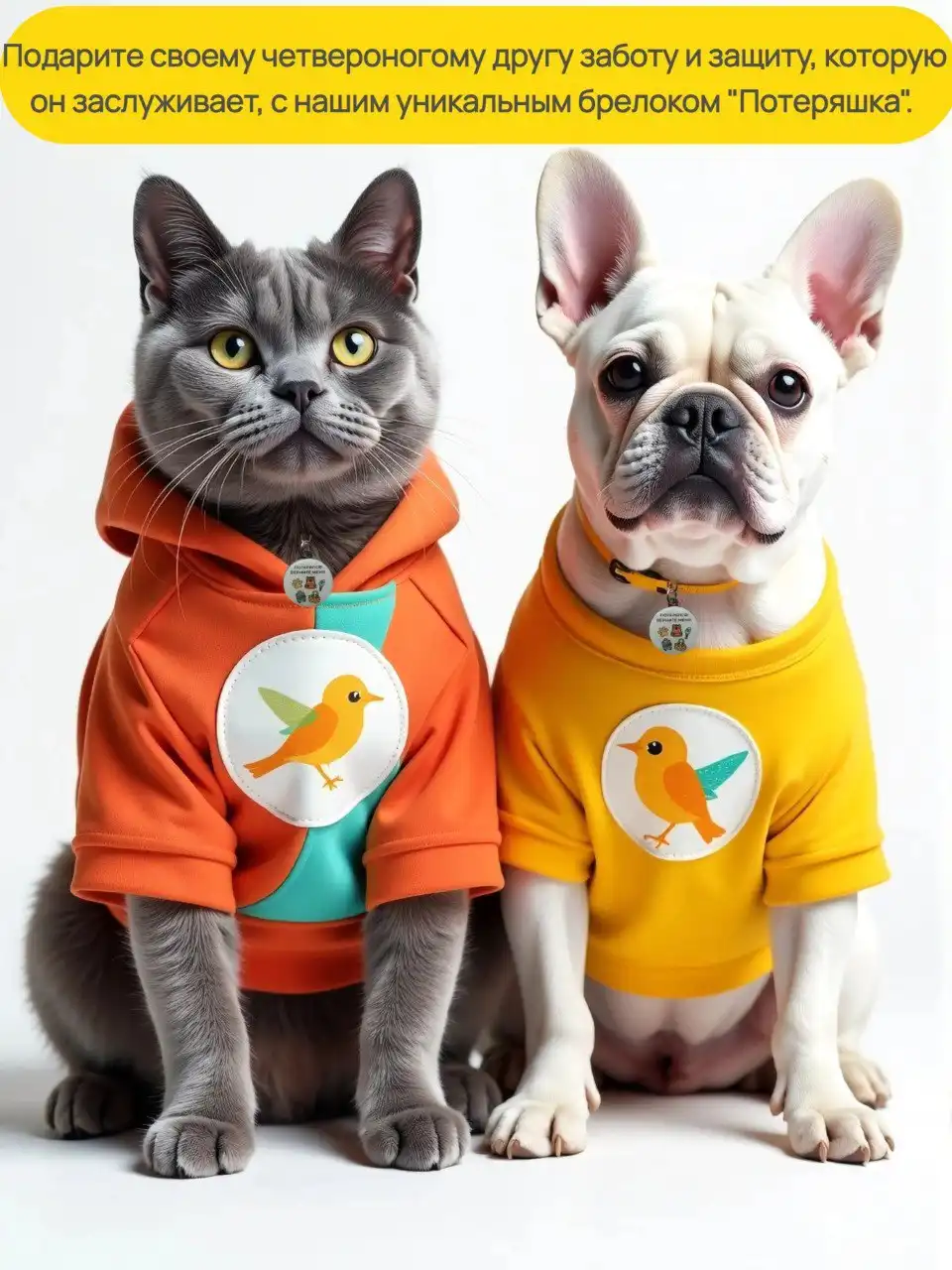 QR-брелок Потеряшка для личных вещей