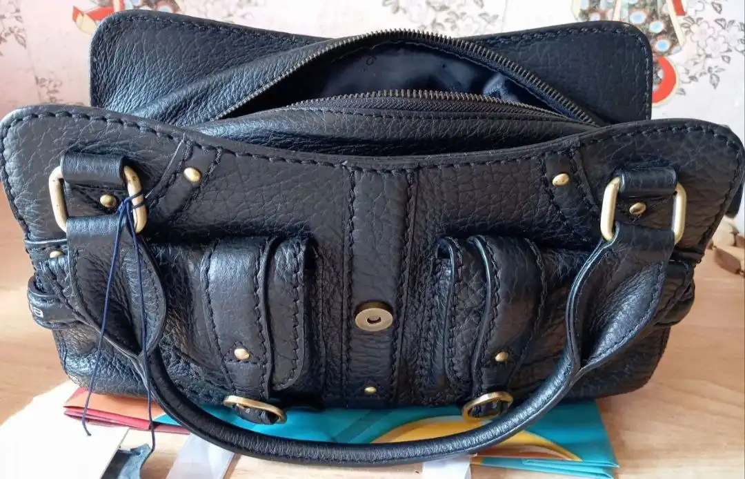 Кожаная сумка Leo Ventoni