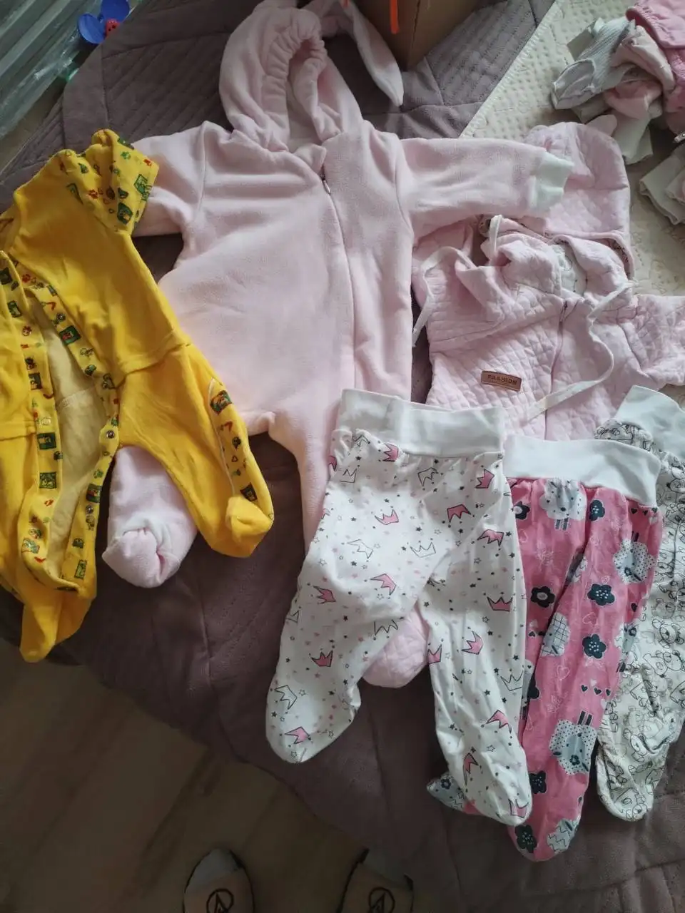 Пакет детской одежды от 0 до 6 месяцев