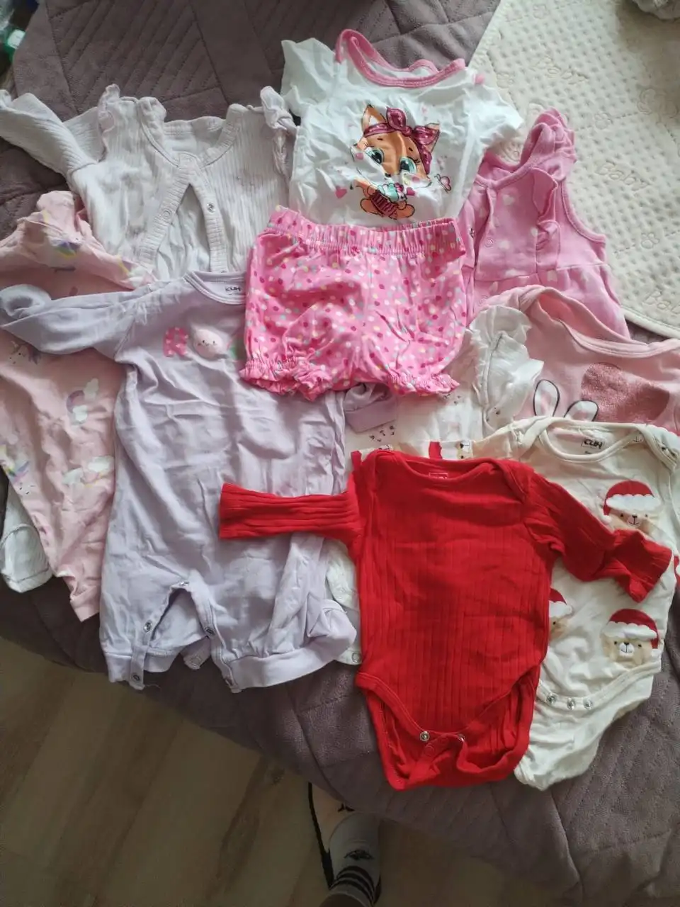 Пакет детской одежды от 0 до 6 месяцев