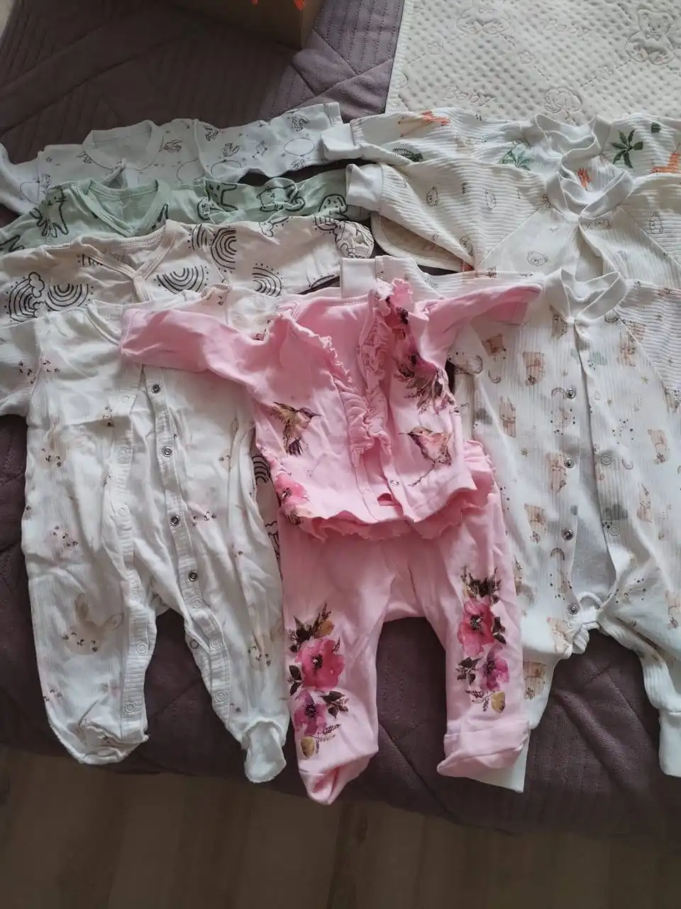 Пакет детской одежды от 0 до 6 месяцев