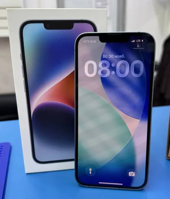 iPhone 14 256 ГБ Голубой - Электроника в Люберцы