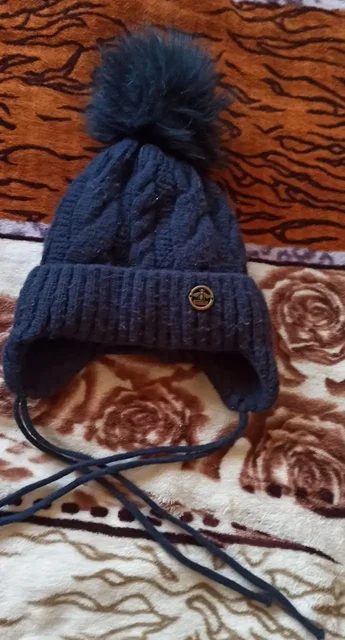 Детская зимняя шапка с помпоном - Одежда в Люберцы