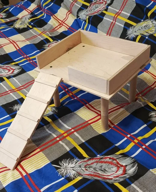 Терраса, домик для грызунов из дерева - Животные в Люберцы