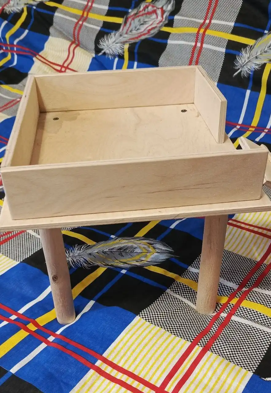 Терраса, домик для грызунов из дерева