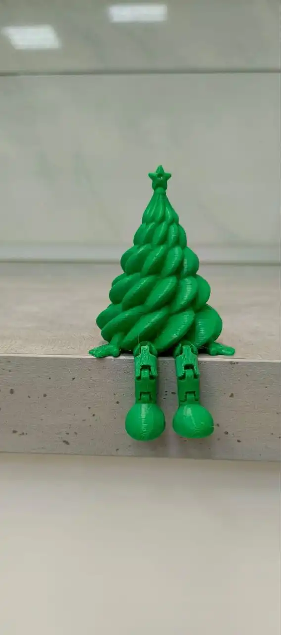 Новогодние ёлочки, напечатанные на 3D-принтере