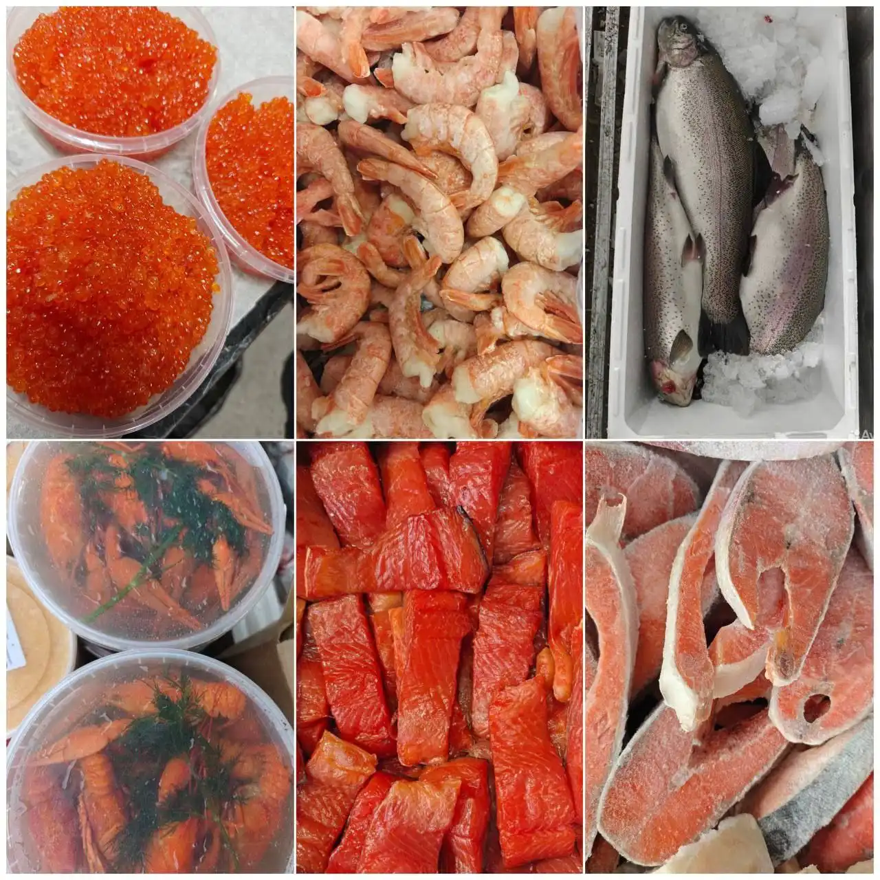 Продажа эксклюзивных морепродуктов и икры