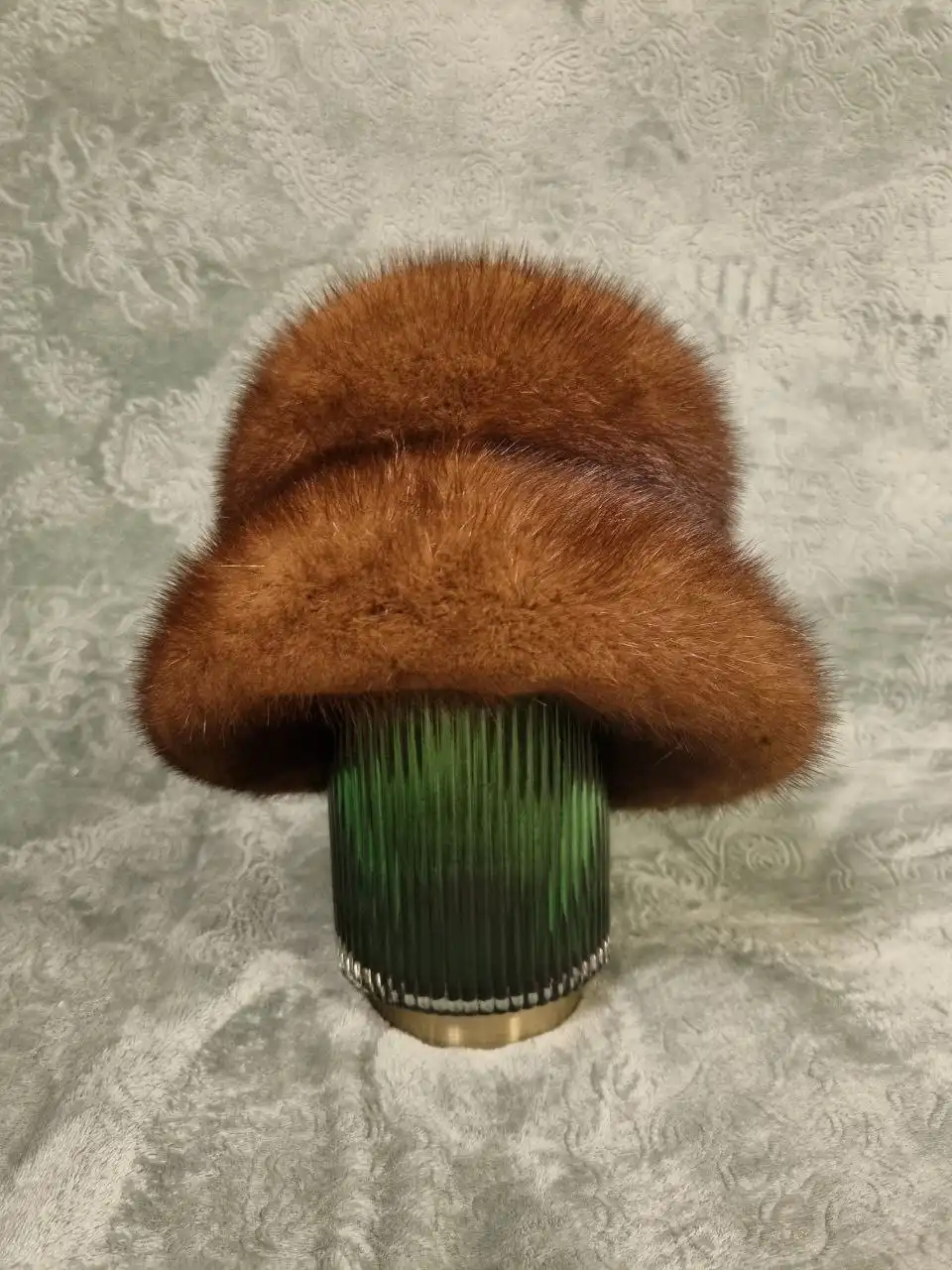 Женская шапка-капор меховая норковая