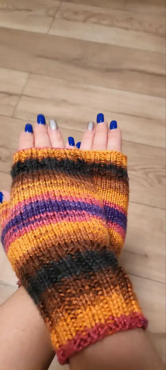 Митенки ручной работы