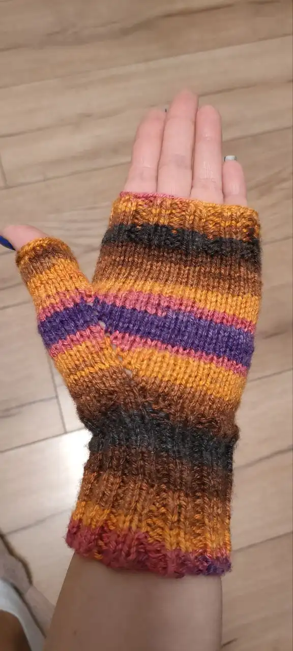 Митенки ручной работы