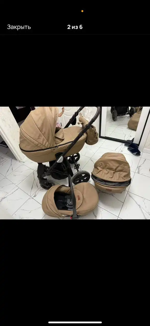 Коляска Verdi Mokka 3в1 в хорошем состоянии