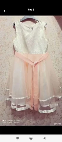 Праздничное платье с этикетками размер 116 - частное объявление в Люберцы