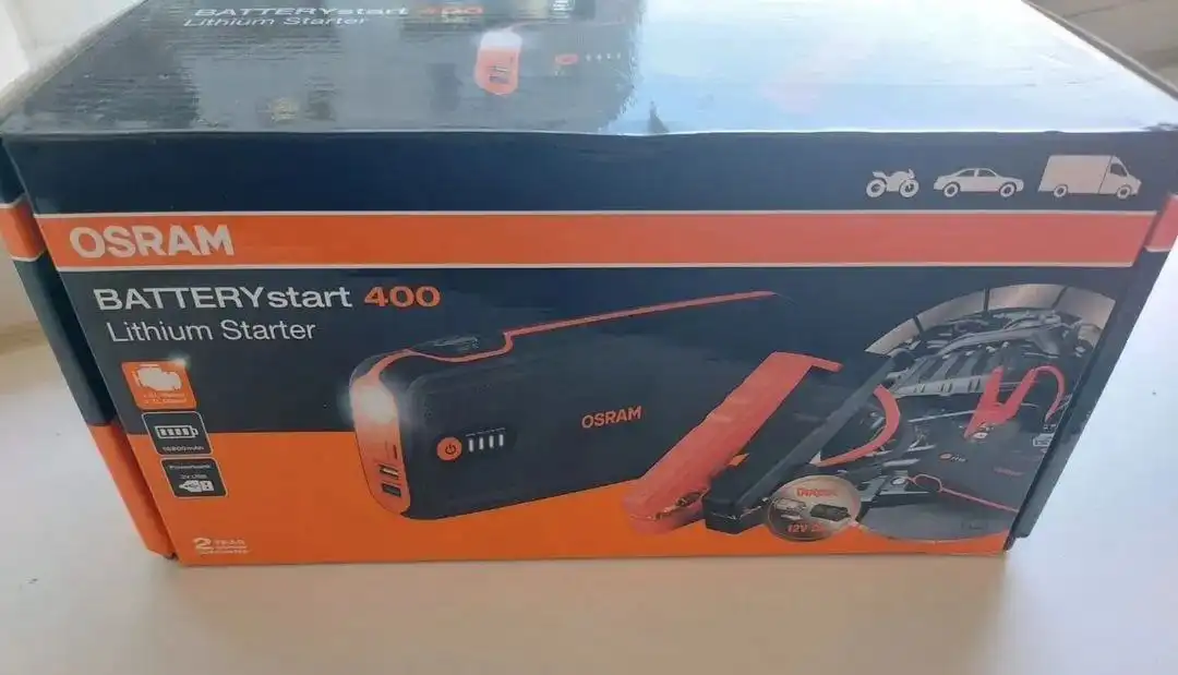 Бустер OSRAM OBSL400 с функцией powerbank - Автоаксессуары (Авто) в Люберцы